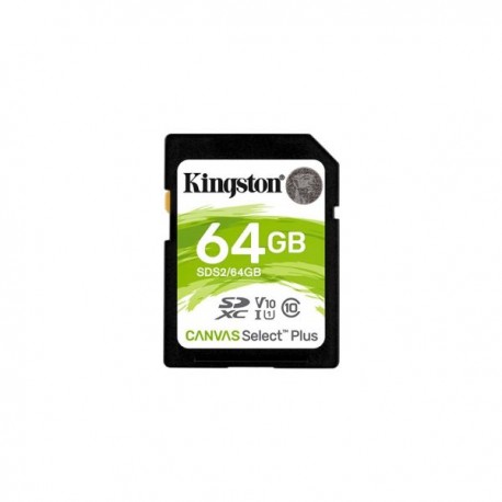 Tarjeta KINGSTON SD 64GB Clase 10 Canvas Select