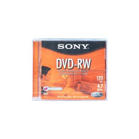 DVD-RW SONY 4.7GB Regrabable 120 min