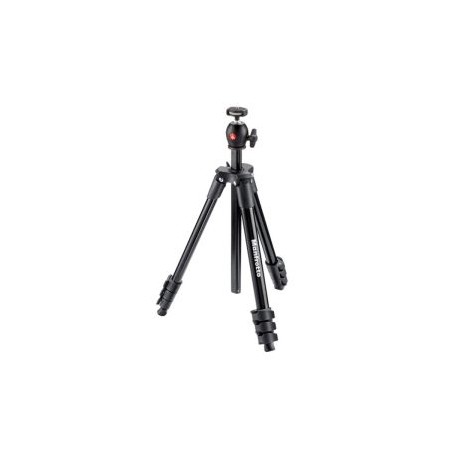 Tripie MANFROTTO MKCOMPACTLT-BK Con Cabeza Compact Light Negro