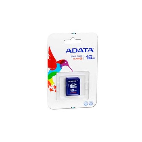 Tarjeta de Memoria ADATA SDHC 16GB Clase 4